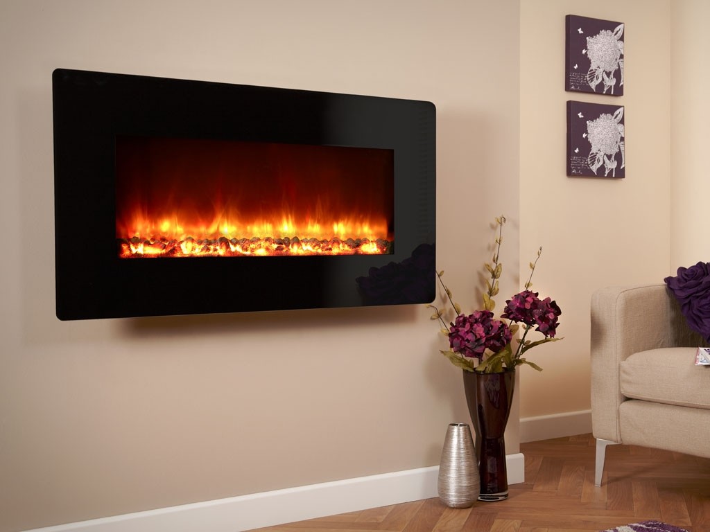 Electriflame XD Black Glass Electric Fire