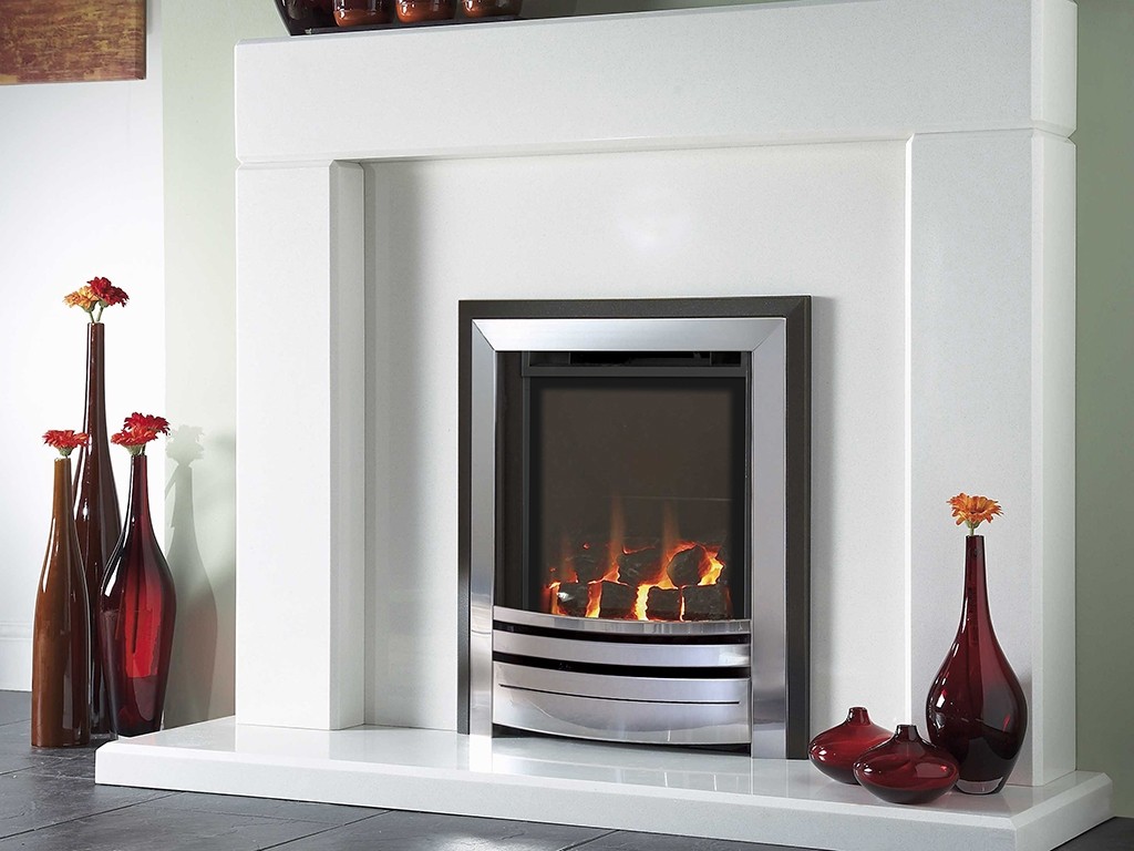 Verine Frontier HE Hearth & Wall Inset Gas Fire