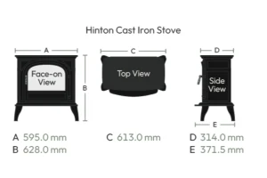 Hinton Electric Stove Dimensions