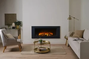 Holbury Electric Fire Black